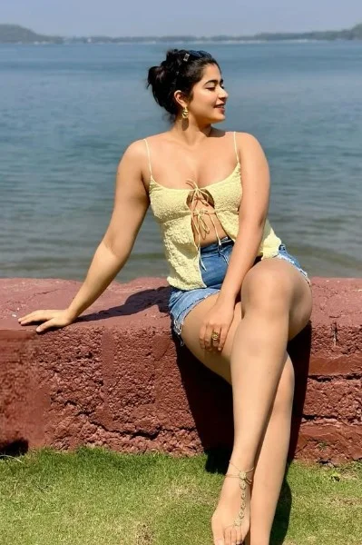 cute girl with playful look