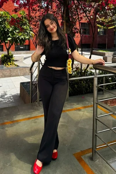 bold indian girl posing